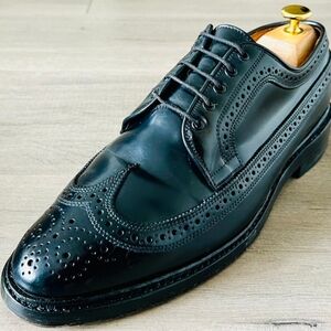 Allen Edmonds 'MacNeil' Black Shell Cordovan Wingtip Shoes